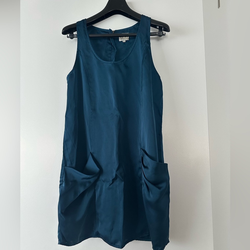 Reiss tunic style dress in gorgeous teal color